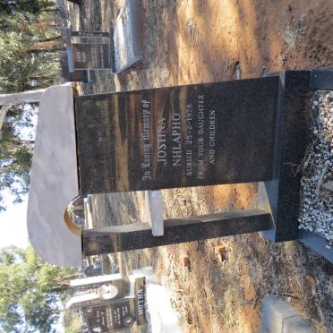 NHLAPHO Jostina -1978