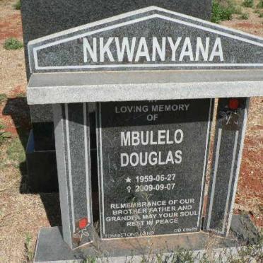 NKWANYANA Mbulelo Douglas 1959-2009