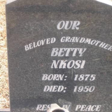 NKOSI Betty 1875-1950