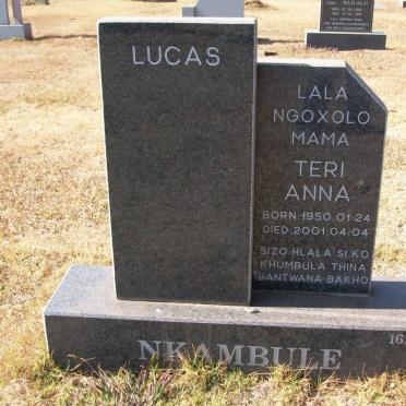 NKAMBULE Terri Anna 1950-2001