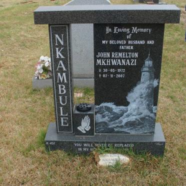 NKAMBULE John Remelton Mkhwanazi 1972-2007