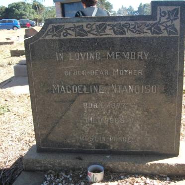 NTANDISO Magdeline 1877-1969