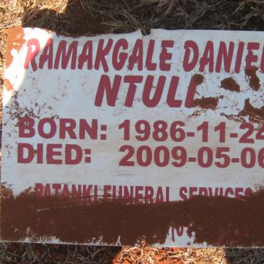 NTULI Ramakgale Daniel 1986-2009