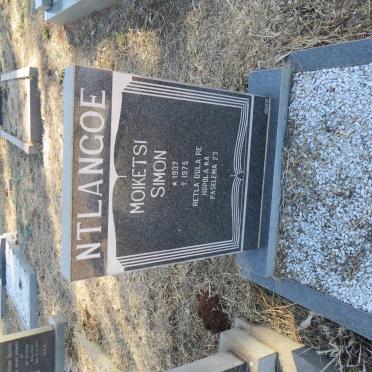 NTLANGOE Moiketsi Simon 1937-1975
