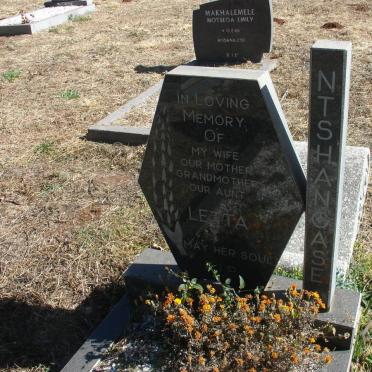 NTSHANGASE Letta