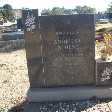 NTHENE Andries R. 1898-1976