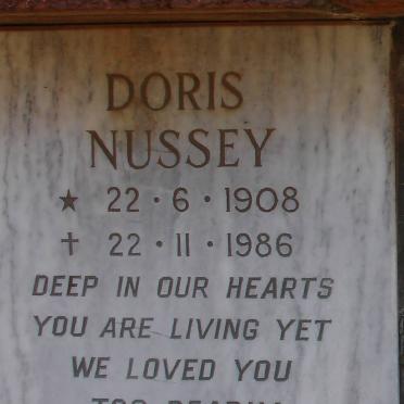 NUSSEY Doris 1908-1986