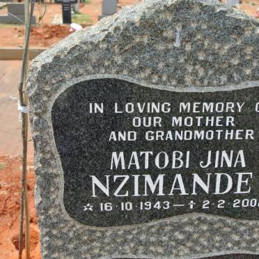 NZIMANDE Matobi Jina 1943-2002