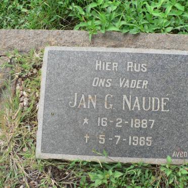 NAUDE Jan G. 1887-1965