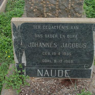 NAUDE Johannes Jacobus 1895-1966