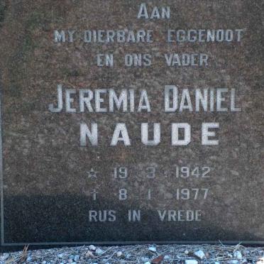 NAUDE Jeremia Daniel 1942-1977