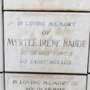 NAUDE Myrtle Irene