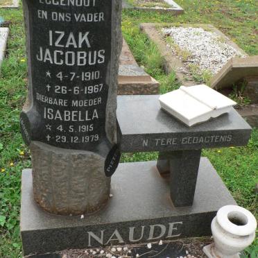 NAUDE Izak Jacobus 1910-1967 &amp; Isabella 1915-1979