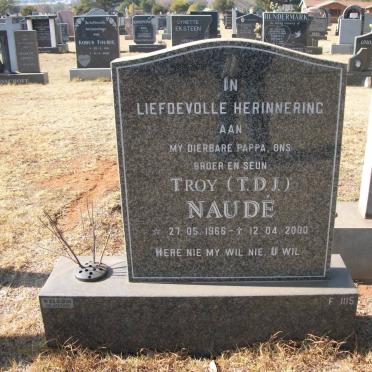 NAUDE T.D.J. 1966-2000