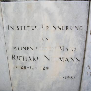 NEUMANN Richard 1929-1981