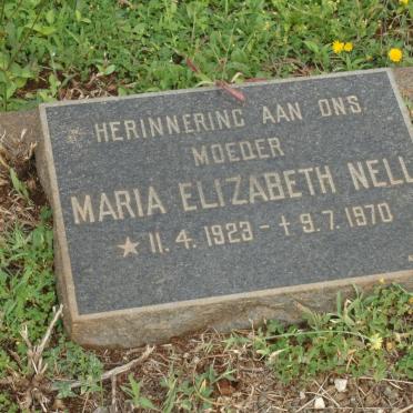 NELL Maria Elizabeth 1923-1970
