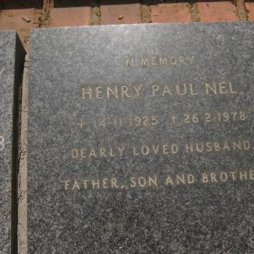NEL Henry Paul 1925-1978