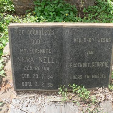 NELL Sera nee BOTHA 1934-1965