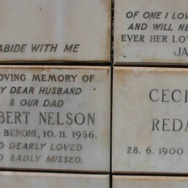 NELSON Robert -1956 :: REDMAN Cecil W. 1900-1957