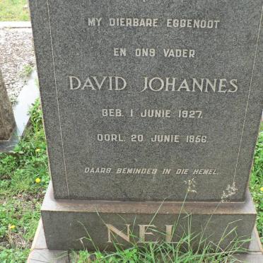 NEL David Johannes 1927-1956