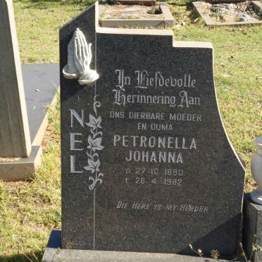 NEL Petronella Johanna 1890-1982