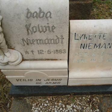 NIEMANDT Kowie 1963-1963 :: NIEMANDT Lynette Jana 1965-1966