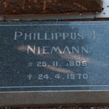 NIEMANN Phillippus J. 1906-1970