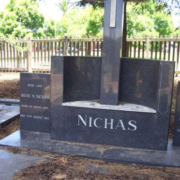 NICHAS Nick 1889-1972 &amp; Irene 1892-1967