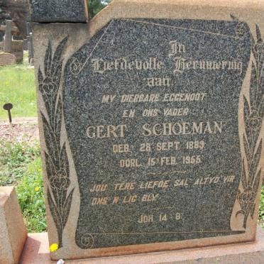 NIEHAUS Gert Schoeman 1889-1955 &amp; Elsie Helena ENGELBRECHT 1903-1968