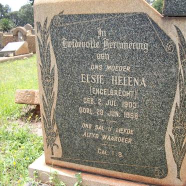 NIEHAUS Elsie Helena nee ENGELBRECHT 1903-1968