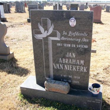NIEKERK Jan Abraham, van 1978-2005