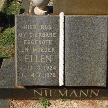 NIEMANN Ellen 1924-1976