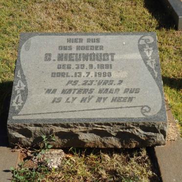 NIEUWOUDT C. 1891-199?