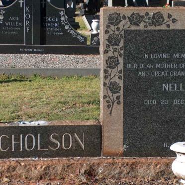 NICHOLSON Frederick -1958 &amp; Nell -1980 :: NICHOLSON Allan Frederick 1930-1998 