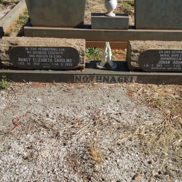 NOTHNAGEL Johan Adam 1913-2003 &amp; Nancy Elizabeth Caroline 1912-1982