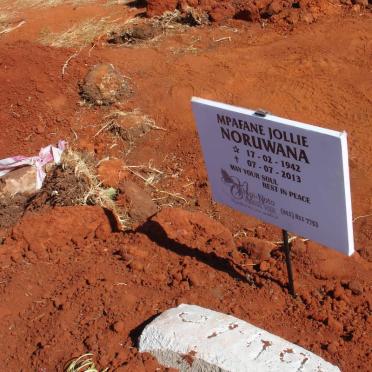NORUWANA Mpafane Jollie 1942-2013