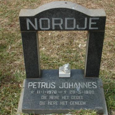 NORDJE Petrus Johannes 1987-1980