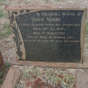 NOOMÉ Owen 1892-1952