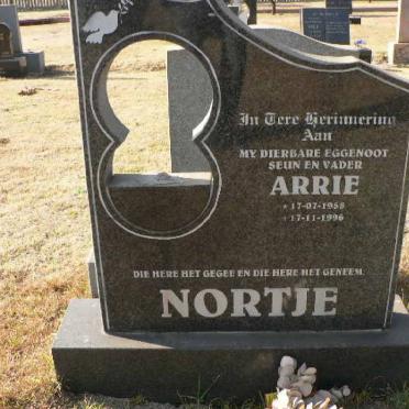 NORTJE Arrie 1958-1996