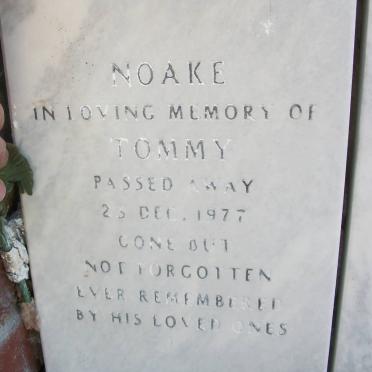 NOAKE Tommy -1977