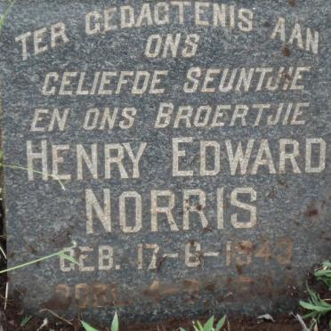 NORRIS Henry Edward 1943-