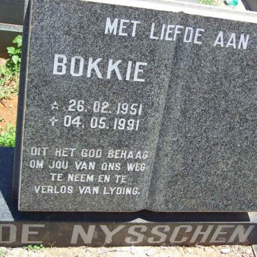 NYSSCHEN Bokkie, de 1951-1991