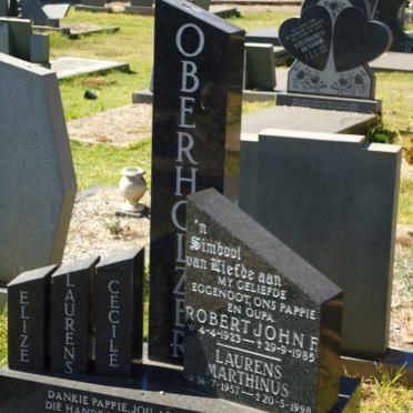 OBERHOLZER Robert John F. 1923-1985 :: OBERHOLZER Laurens Marthinus 1957-1998