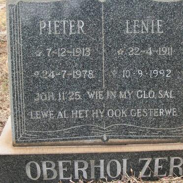 OBERHOLZER Pieter 1913-1978 &amp; Lenie 1911-1992 :: OBERHOLZER Martha Elizabeth 1932-1983