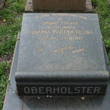 OBERHOLSTER Johanna Martina Regina 1907-1961