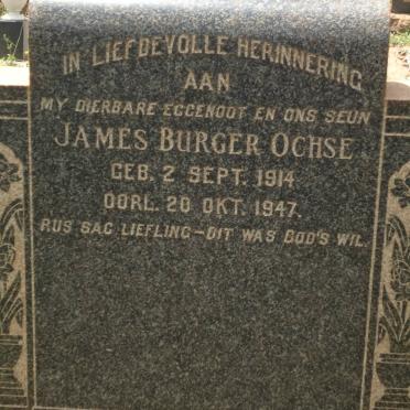 OCHSE James Burger 1914-1947