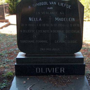 OLIVIER Nella 1940-1970 :: OLIVIER Madelein 1958-1970