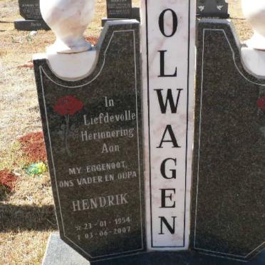 OLWAGEN Hendrik 1954-2007