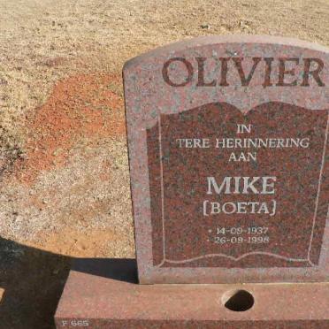 OLIVIER Mike 1937-1998