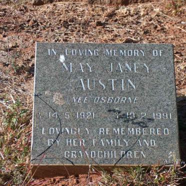 OSBORNE John James -1956 :: AUSTIN May Janey nee OSBORNE 1921-1991